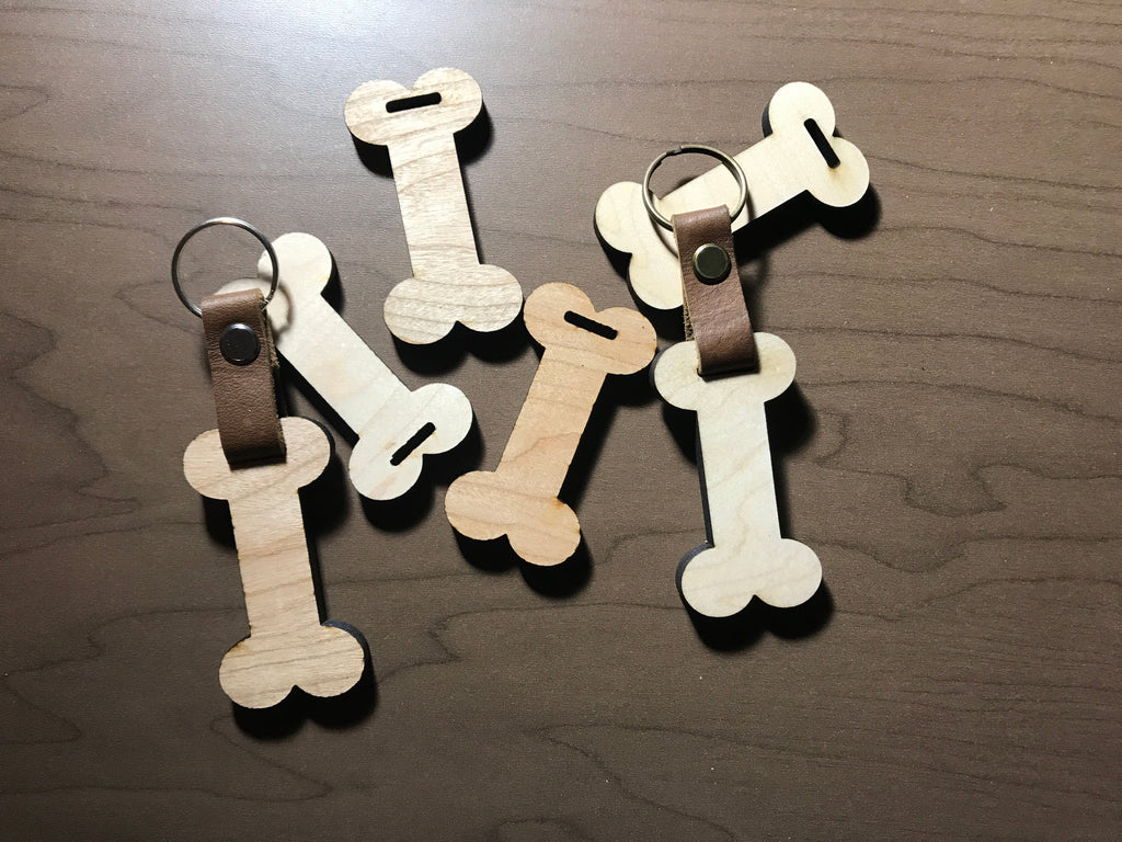 Dog Bone Keychain